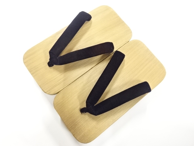 未使用品　男物桐下駄(23.5センチ)